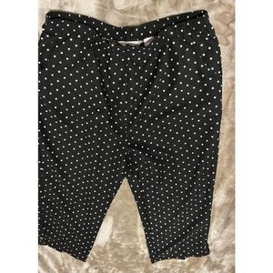 Great cropped‎ polka dot pant